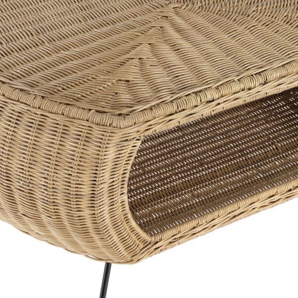 Butler Specialty Company Coralitta Rattan Coffee Table, Light Brown 5579404