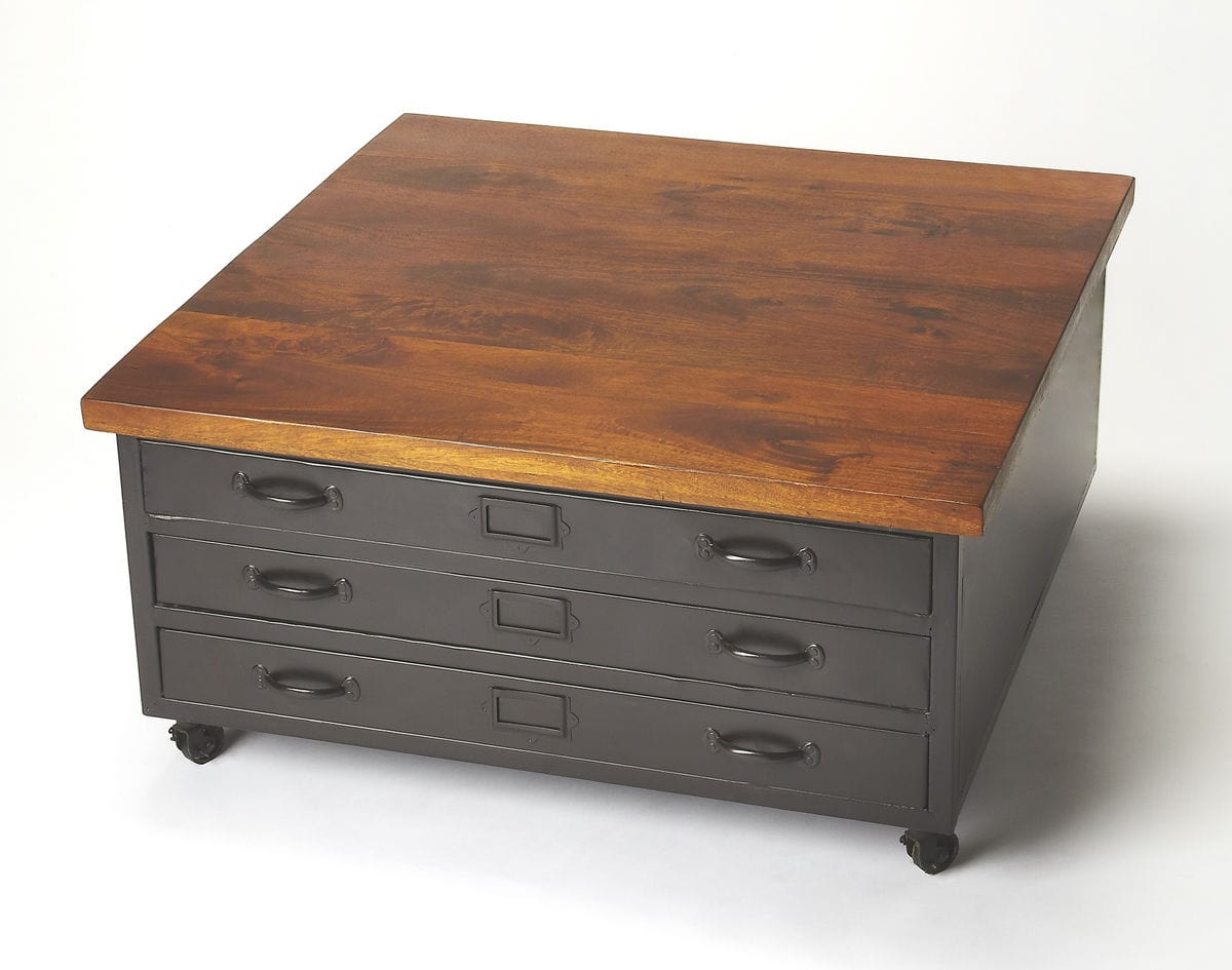 Butler Specialty Company Galvin Industrial Chic Coffee Table, Multi-Color 6231330