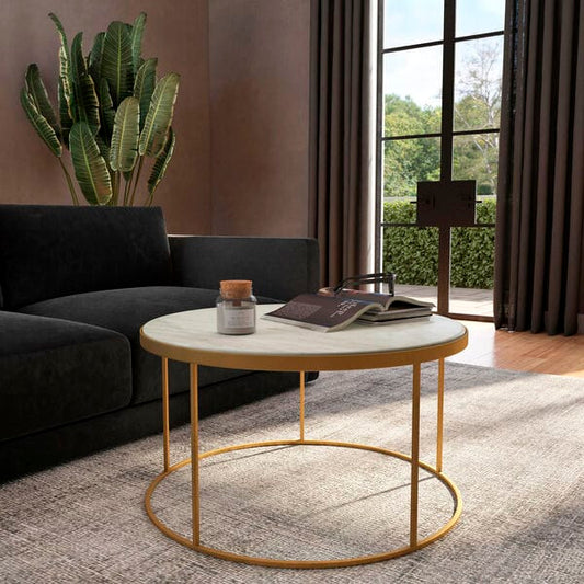 Butler Specialty Company Triton Marble Coffee Table, Multi-Color 9392389