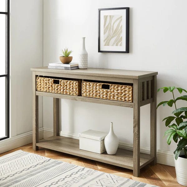 Walker Edison Mission Storage Entry Table AF48MSSTETAG