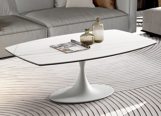 Whiteline Amarosa Coffee Table CT1719-WHT - Essential Livingroom