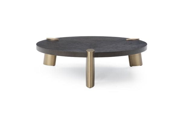 Whiteline Mimeo Large round Coffee Table - Essential Livingroom
