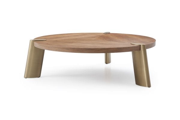 Whiteline Mimeo Large round Coffee Table - Essential Livingroom