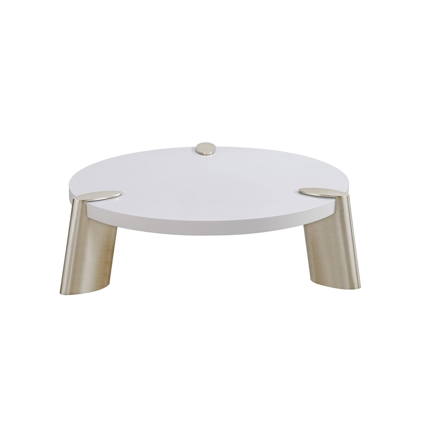 Whiteline Mimeo Large round Coffee Table - Essential Livingroom