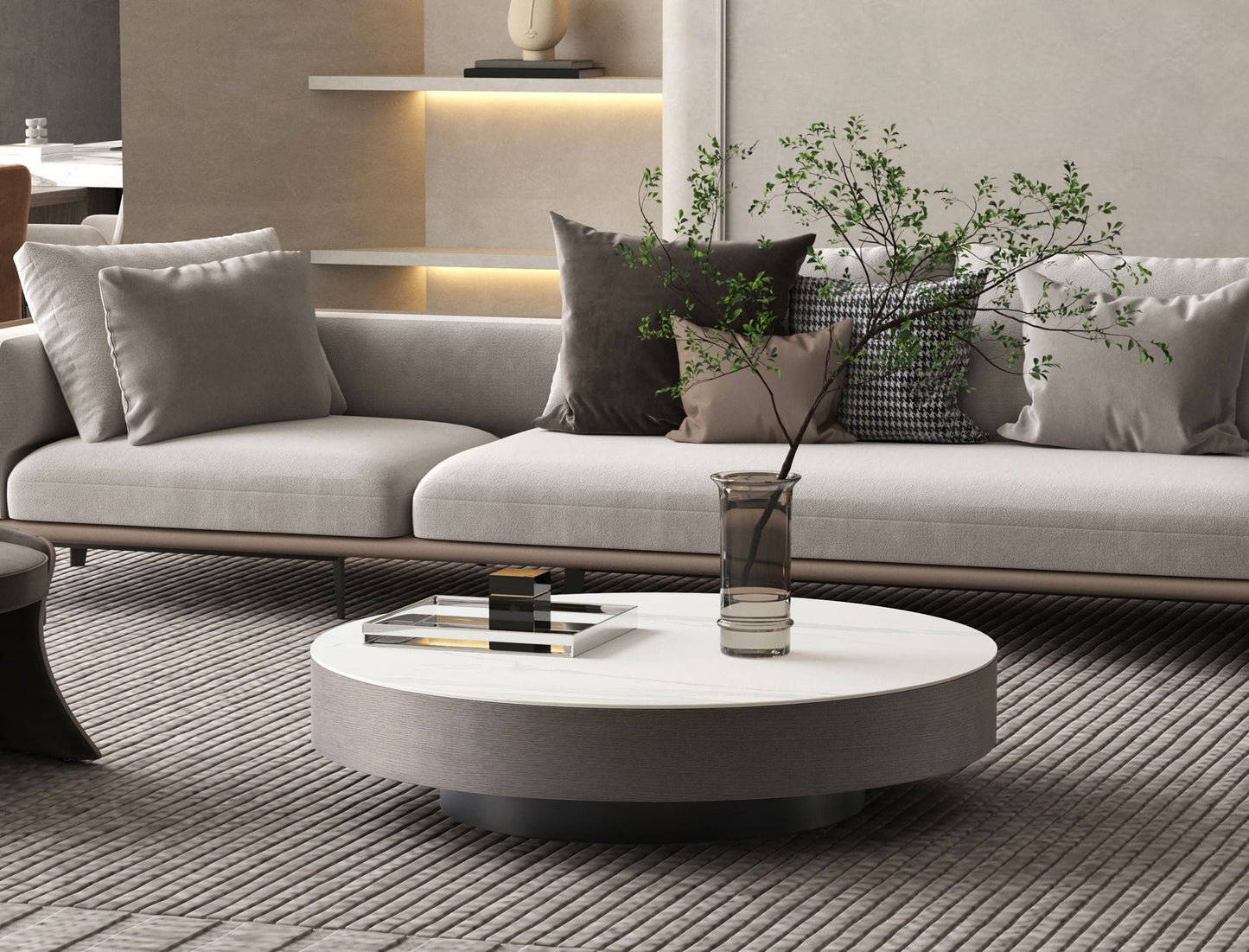 Whiteline Cory Coffee Table CT1887-GRY - Essential Livingroom