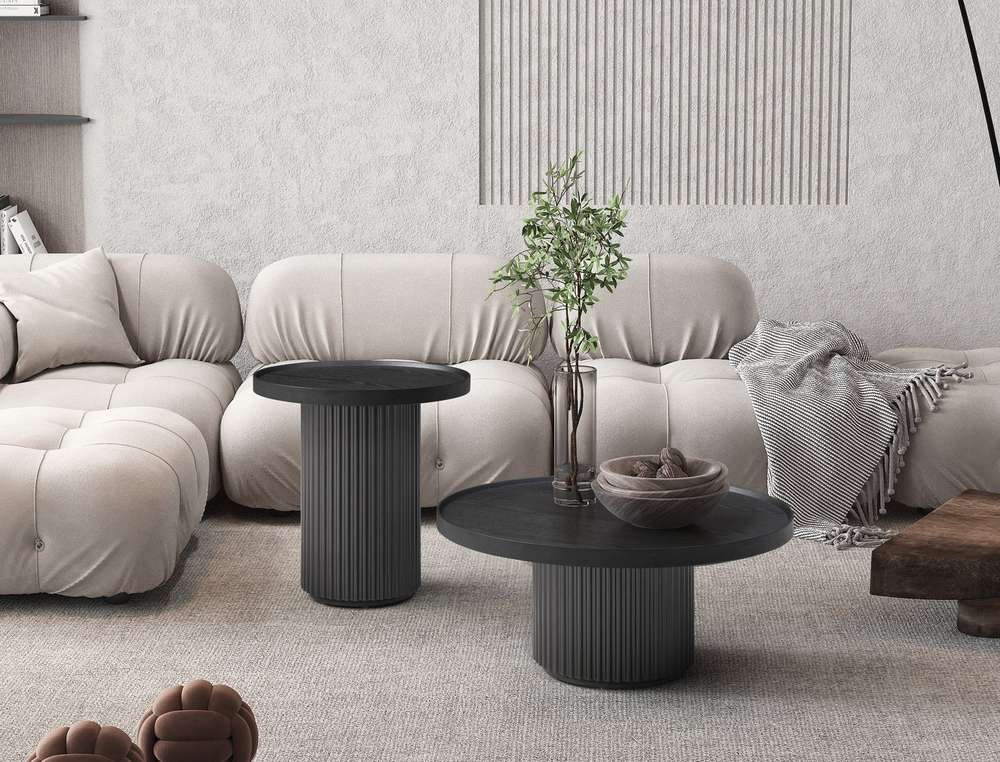 Whiteline Heidi Coffee Table CT1842-DGRY - Essential Livingroom