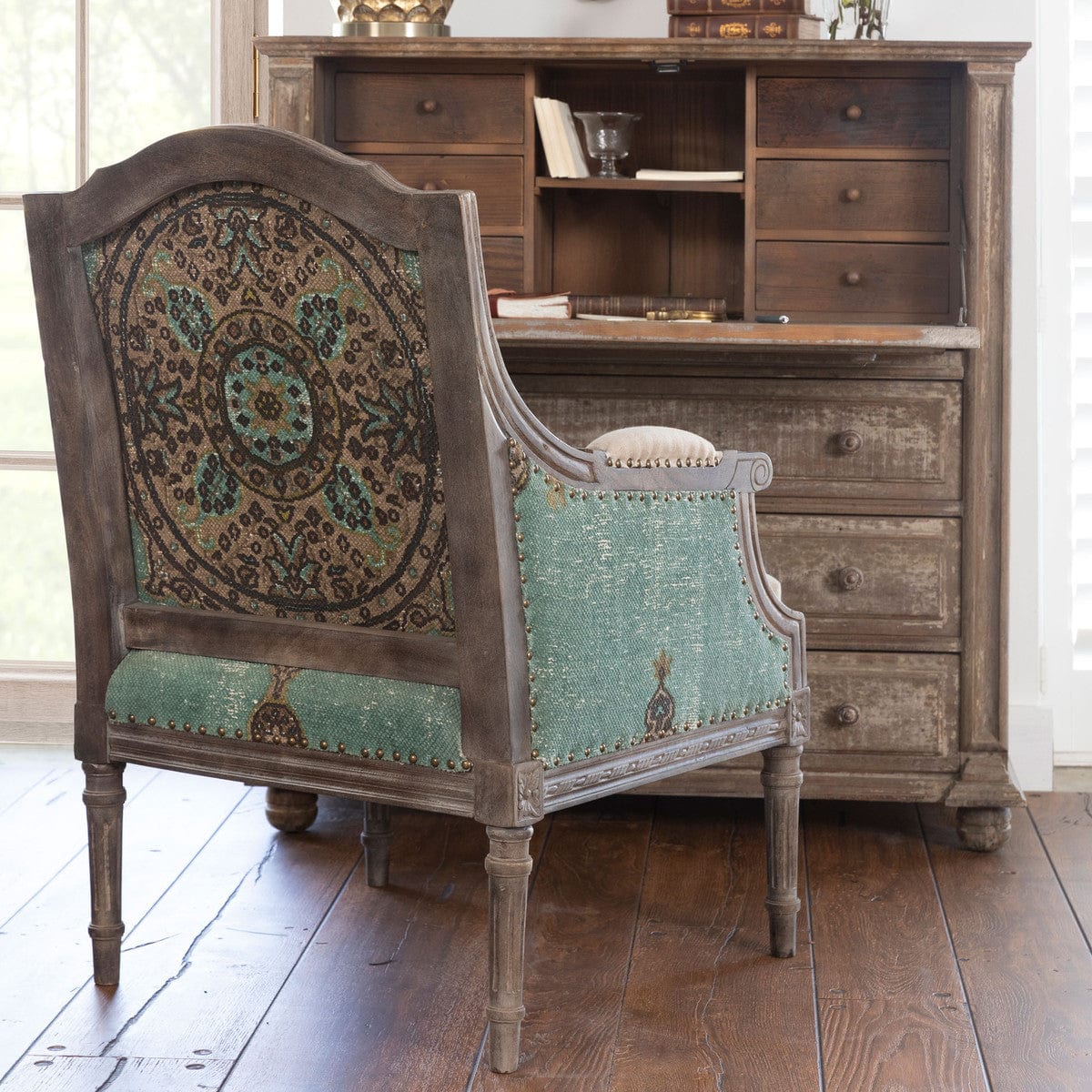 Parkhill Simone Upholstered Arm Chair EFS06072 - Essential Livingroom