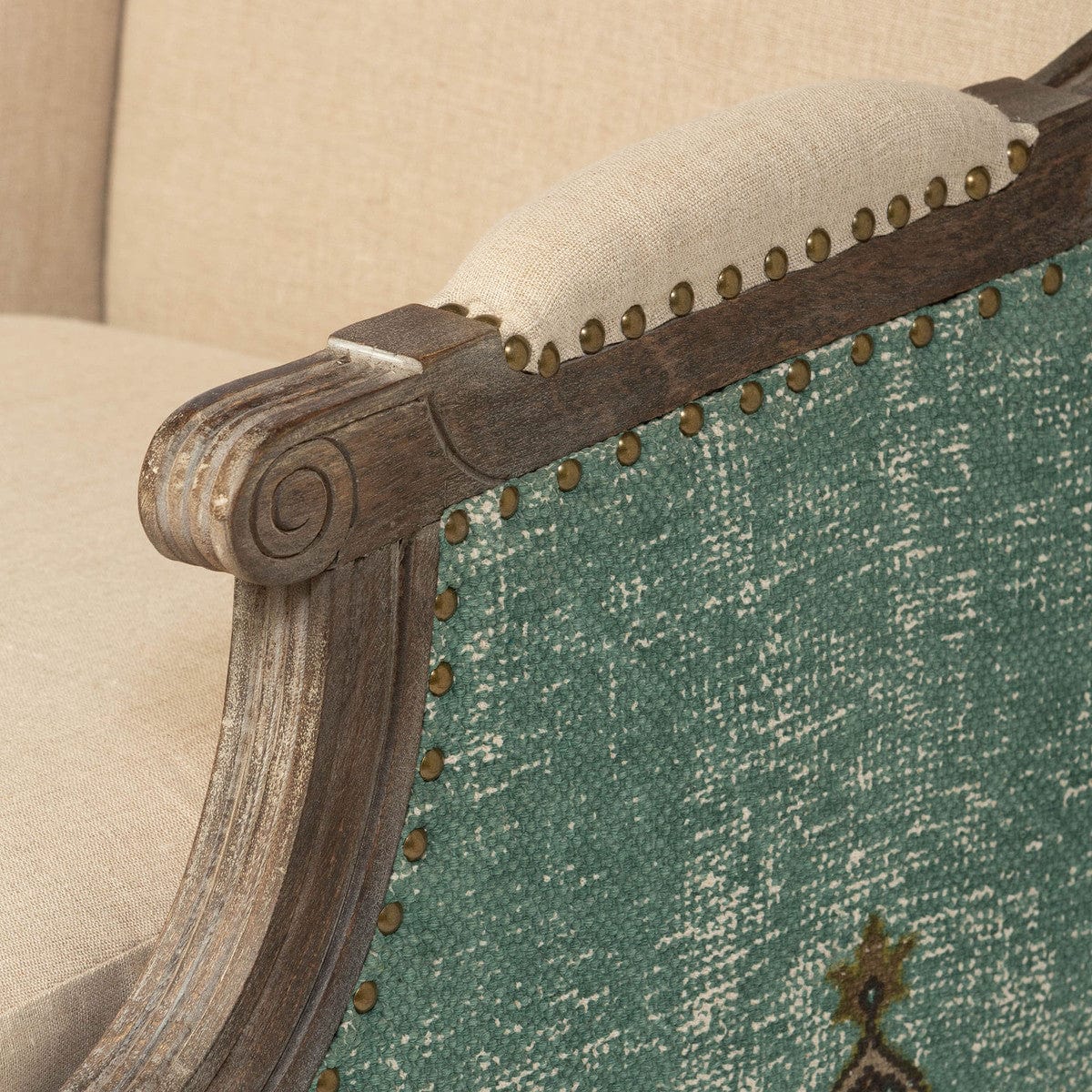 Parkhill Simone Upholstered Arm Chair EFS06072 - Essential Livingroom