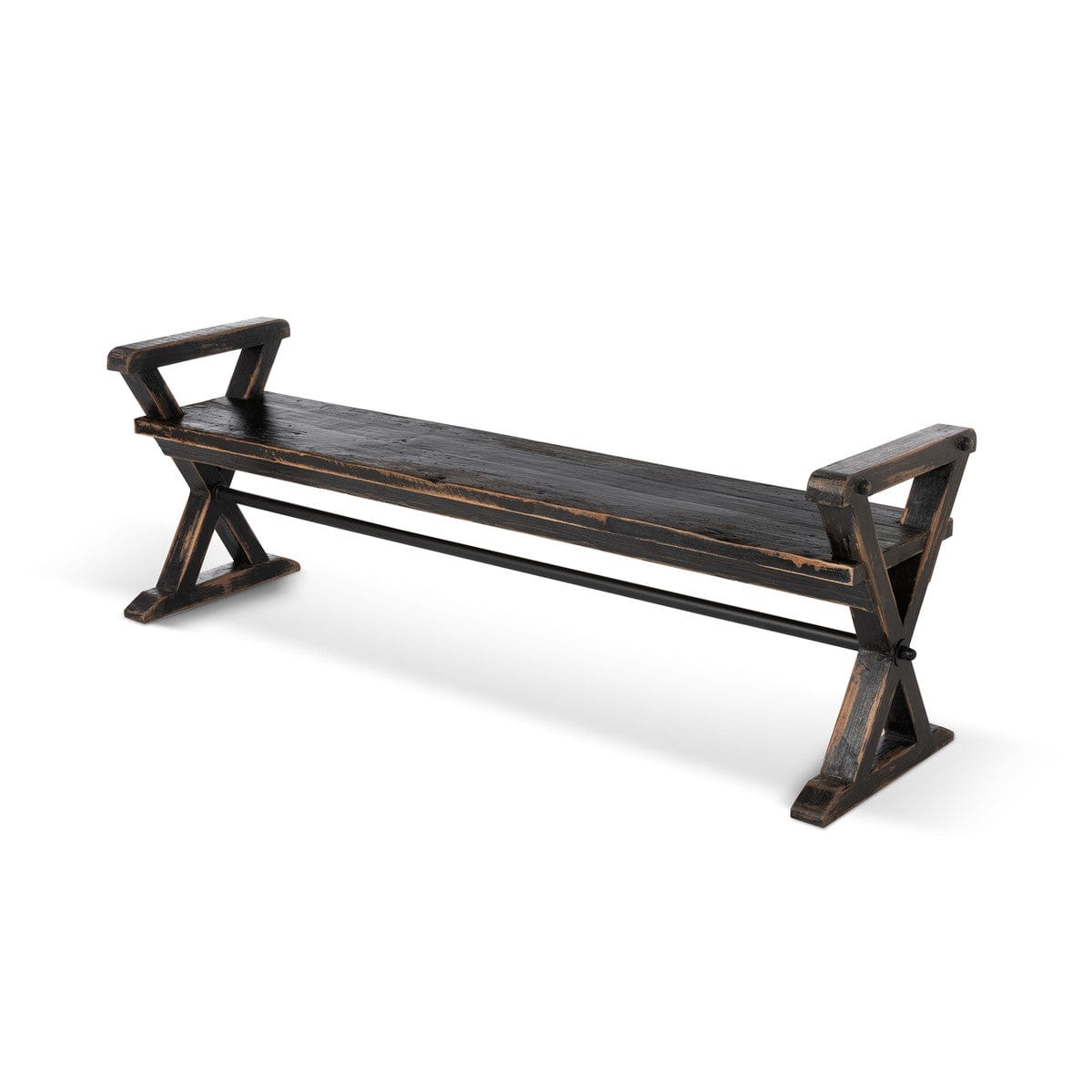 Parkhill Trestle Wood Bench EFS20127
