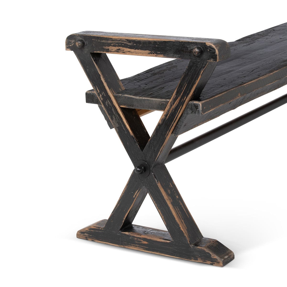 Parkhill Trestle Wood Bench EFS20127