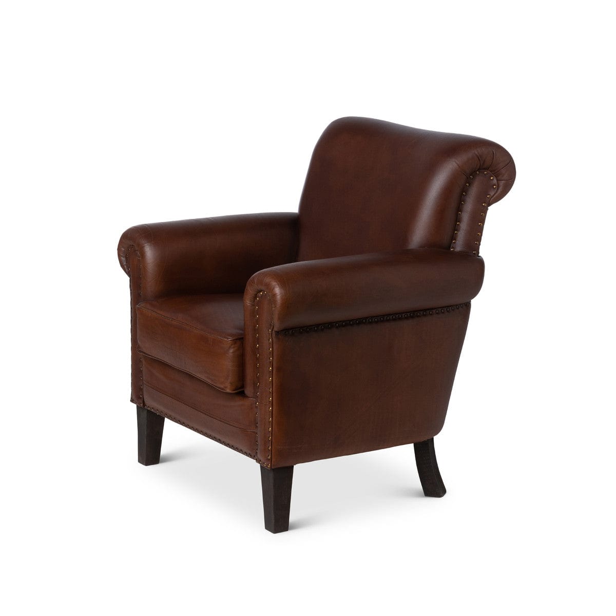 Parkhill Elliot Leather Chair EFS26017 - Essential Livingroom
