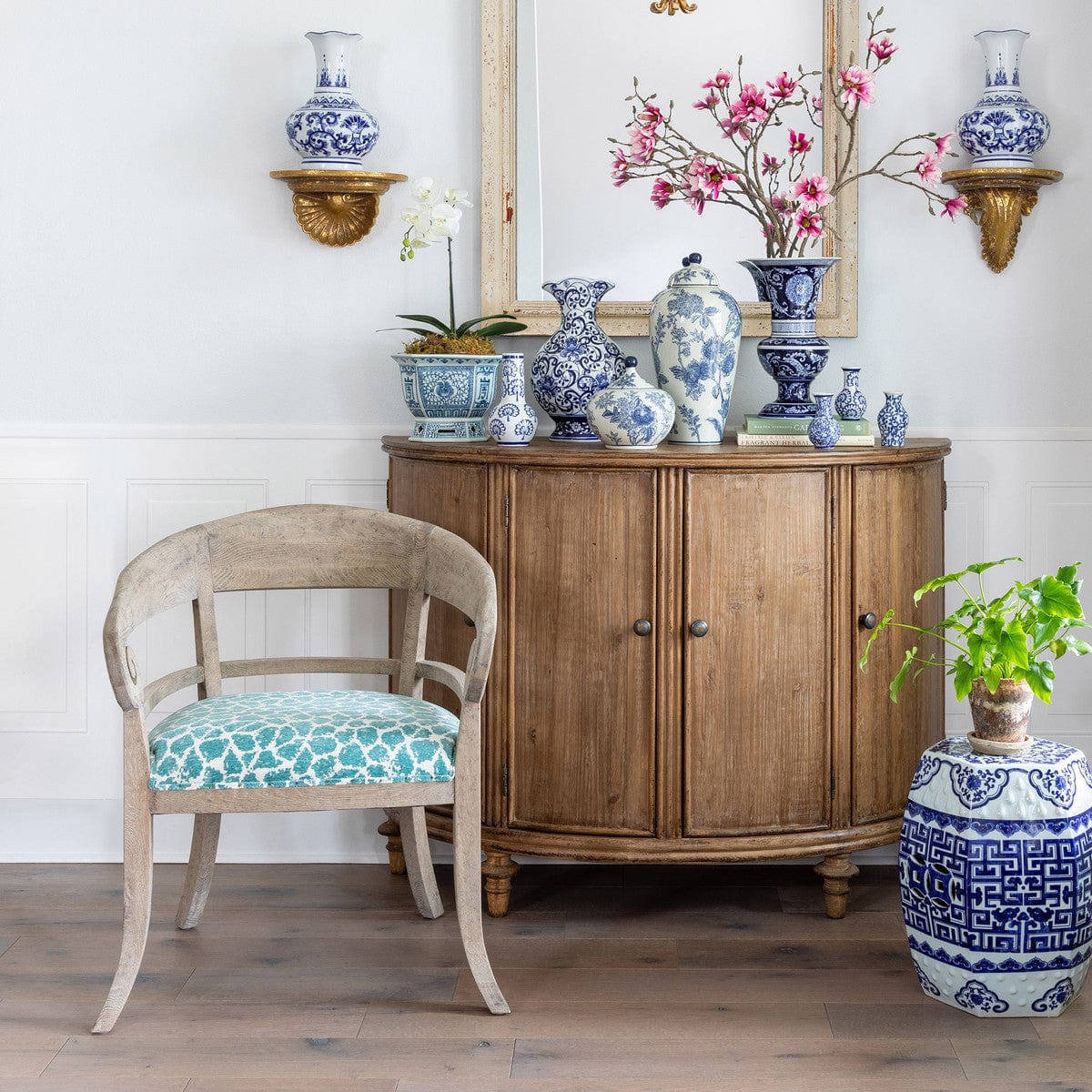 Parkhill Barbary Pattern Accent Chair EFS26028