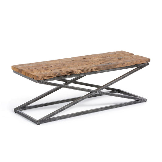 Parkhill Railway Wood and Iron Coffee Table EFT06056