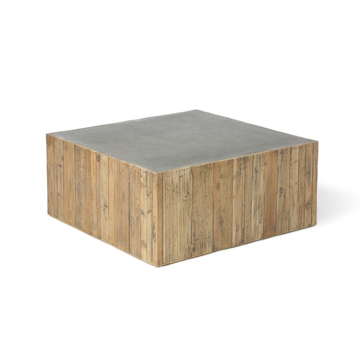 Parkhill Aged Zinc Top Platform Coffee Table EFT06097