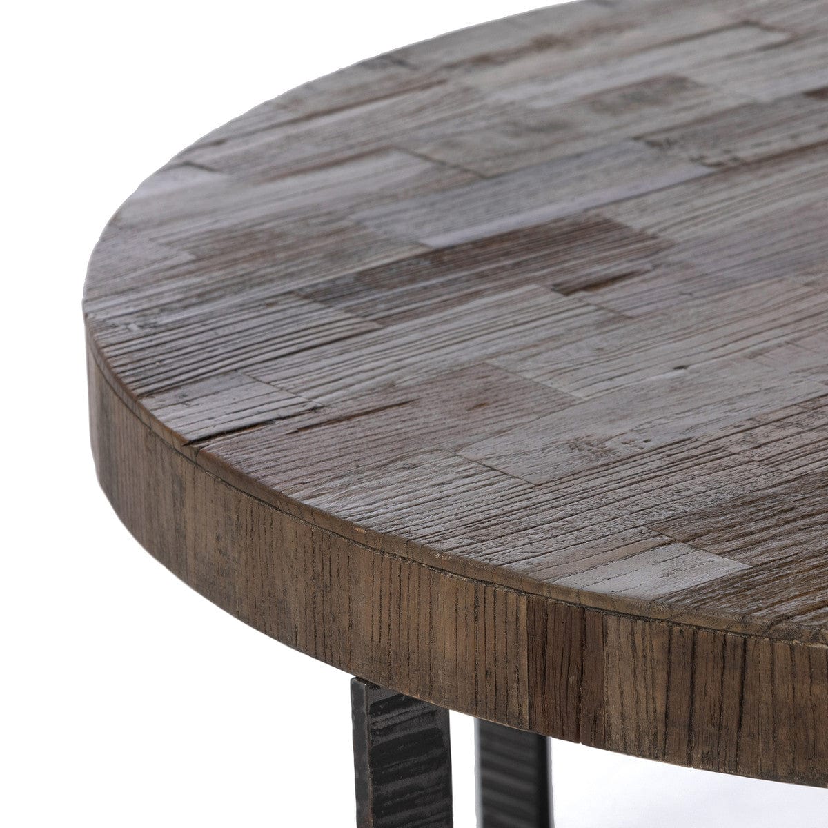 Parkhill Recycled Elm and Iron Coffee Table EFT26076