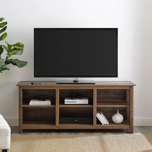 Walker Edison 58" Slatted Side Wood Console