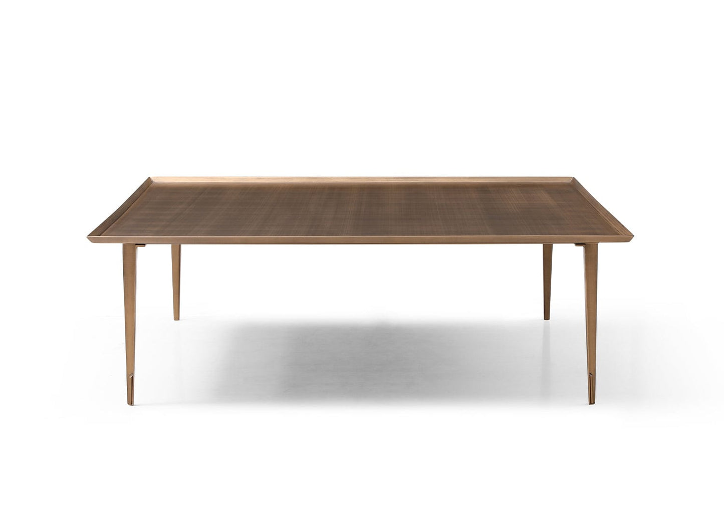 Whiteline Nia Coffee Table, Brushed Bronze Structure CT1882-BRZ - Essential Livingroom