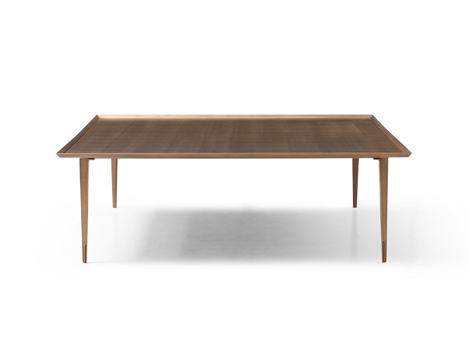 Whiteline Nia Coffee Table, Brushed Bronze Structure CT1882-BRZ - Essential Livingroom