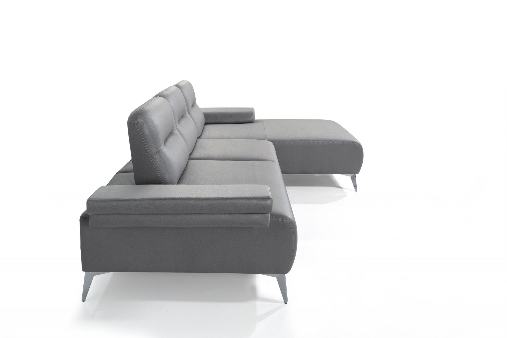 Whiteline Ruslan Sectional SR1759-LGRY - Essential Livingroom