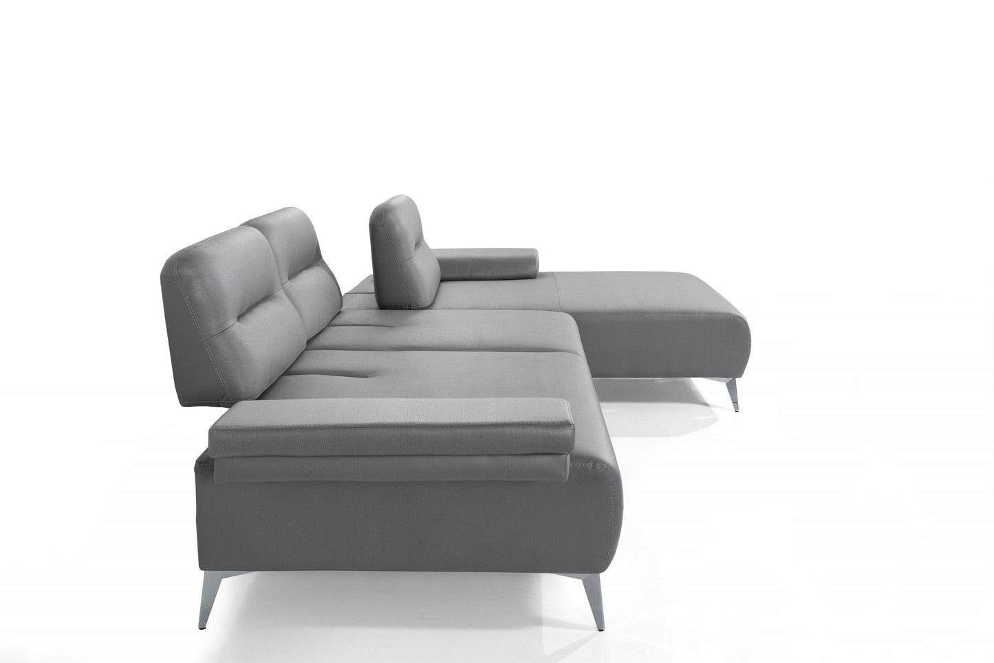 Whiteline Ruslan Sectional SR1759-LGRY - Essential Livingroom