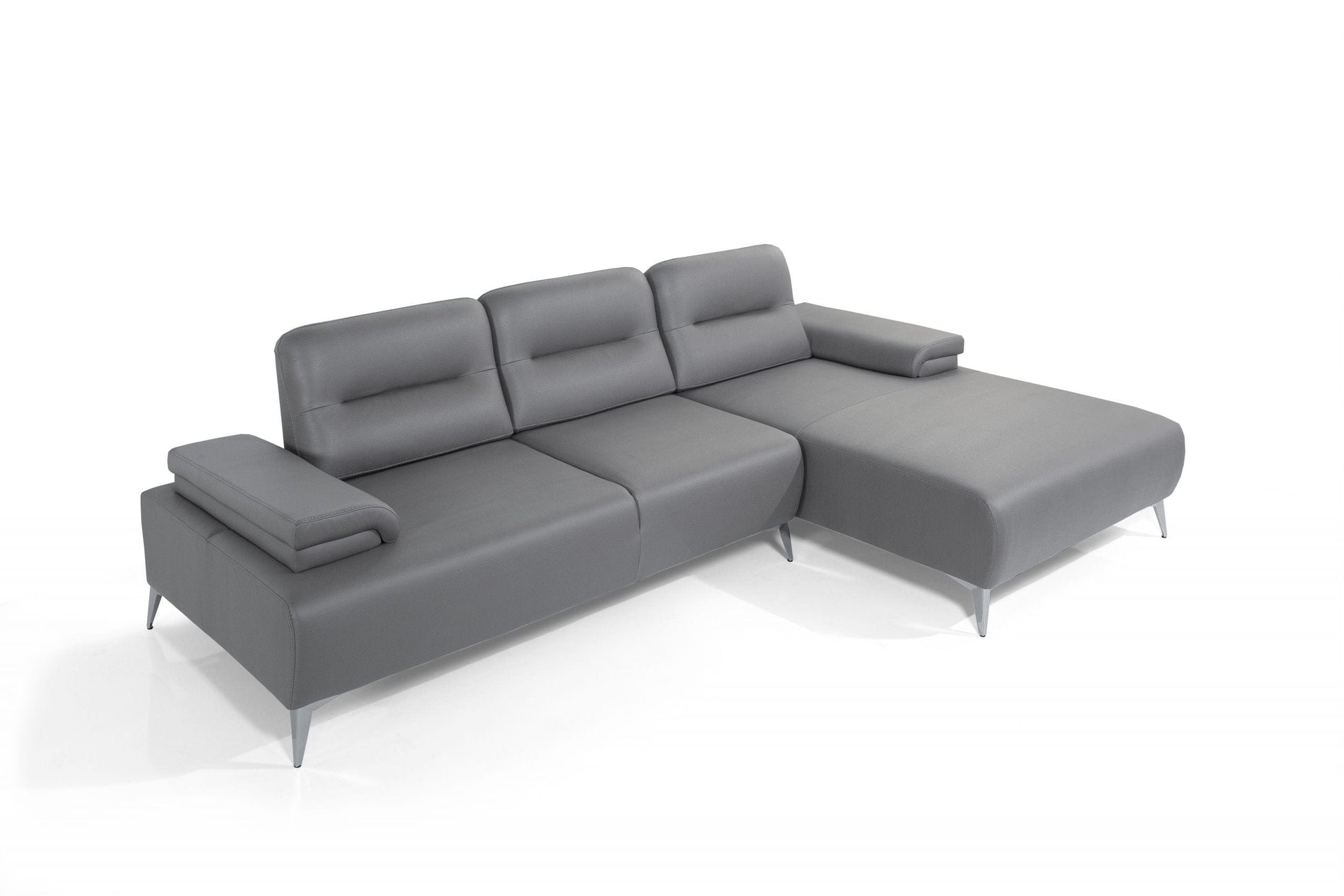 Whiteline Ruslan Sectional SR1759-LGRY - Essential Livingroom