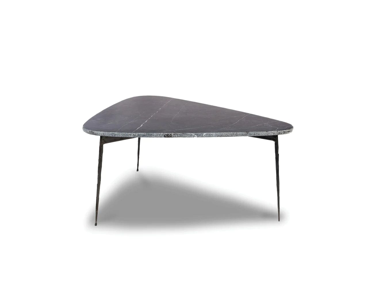 Mobital USA Flint Large Coffee Table Black Spanish Nero Marquina Marble WCO-FLIN-MBLA-LARGE - Essential Livingroom
